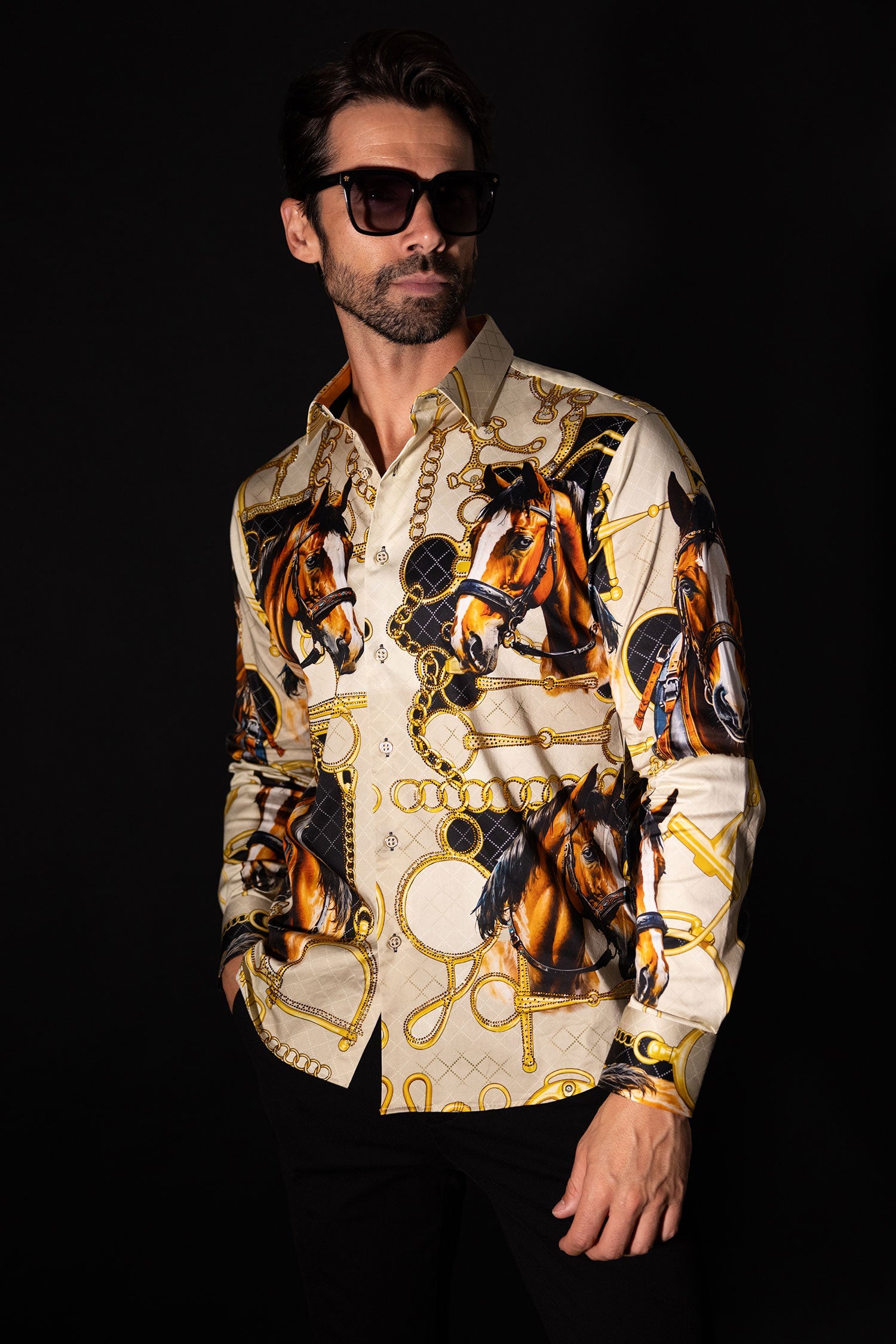 Caminito Rhinestones Long Sleeve Shirt