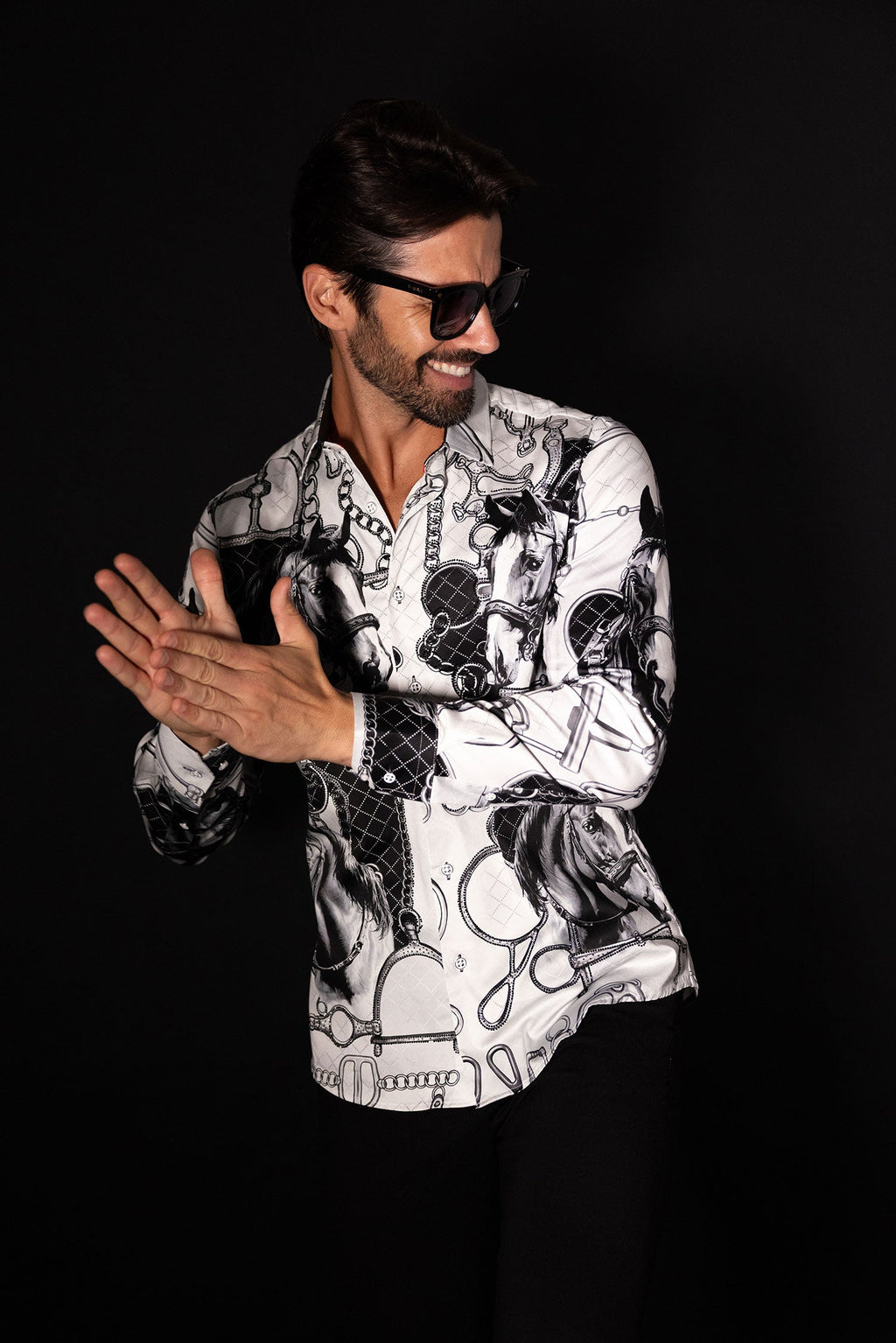 Caminito Rhinestones Long Sleeve Shirt