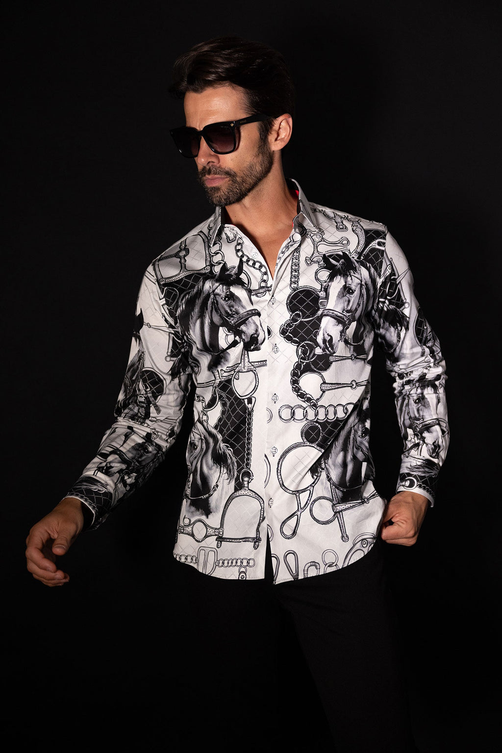 Caminito Rhinestones Long Sleeve Shirt