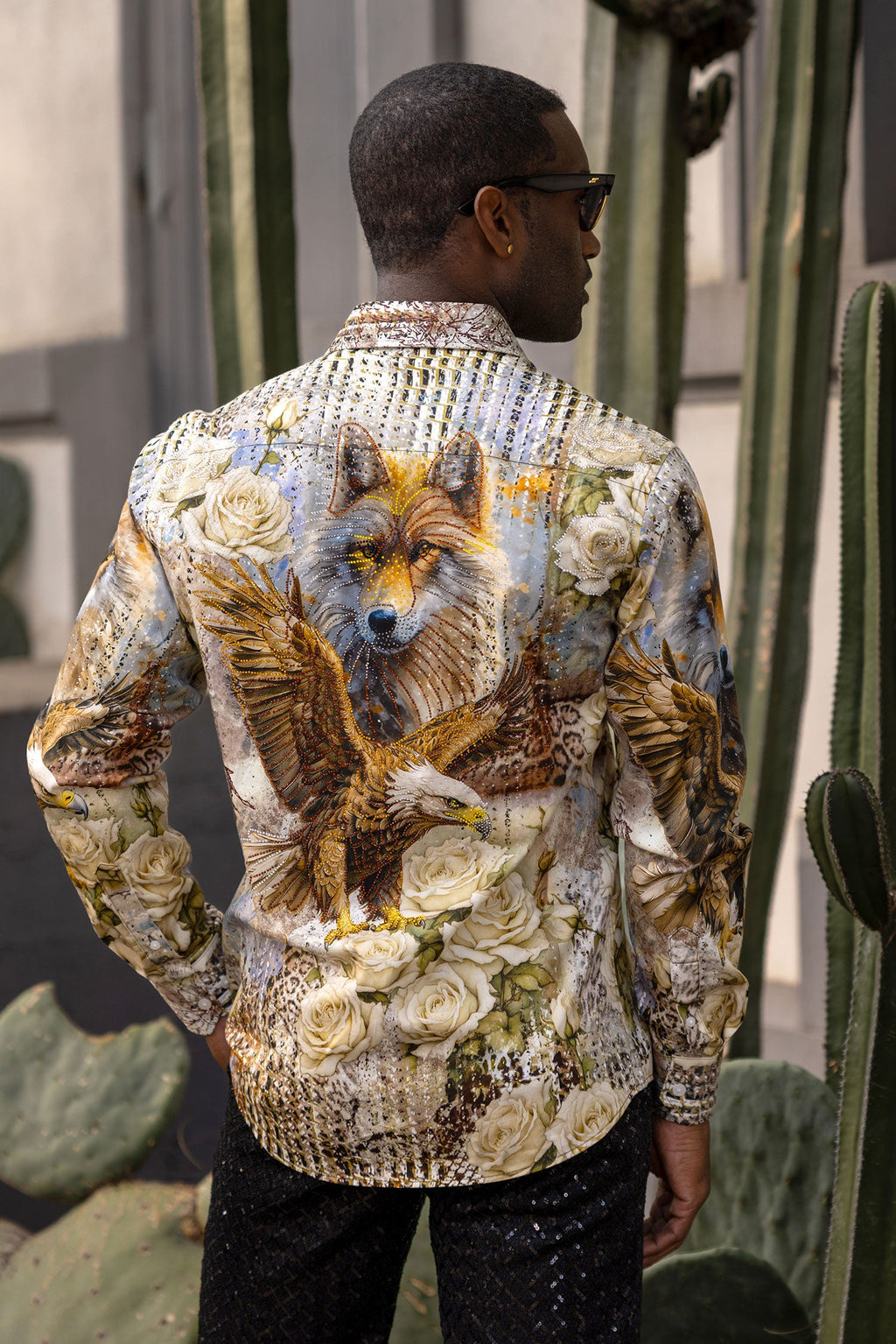 Breezelet Rhinestone Long Sleeve Shirt