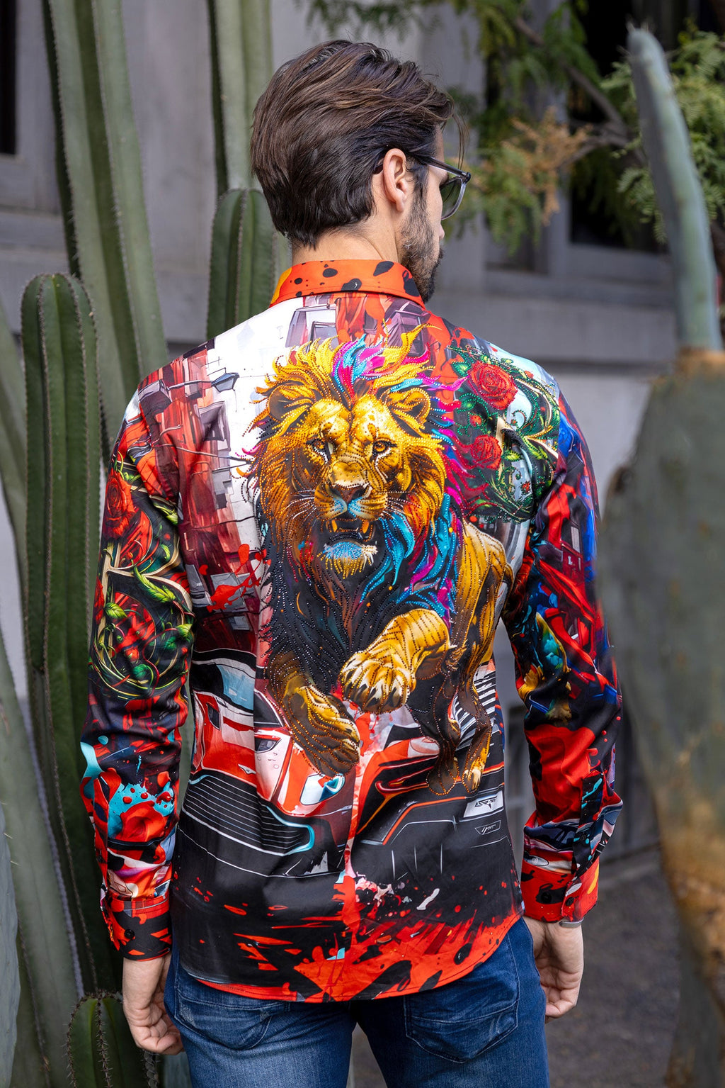 Breezery Rhinestone Long Sleeve Shirt