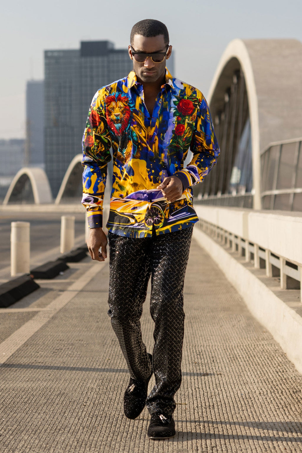 Breezery Rhinestone Long Sleeve Shirt