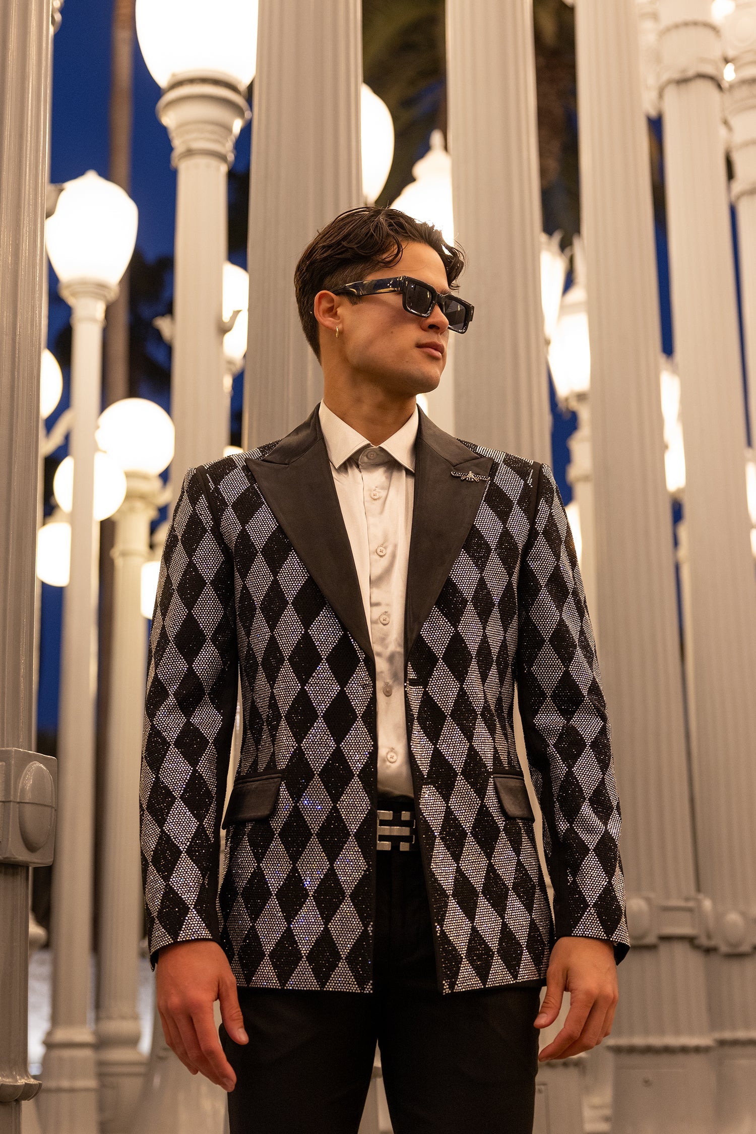 Torva Rhinestone Blazer