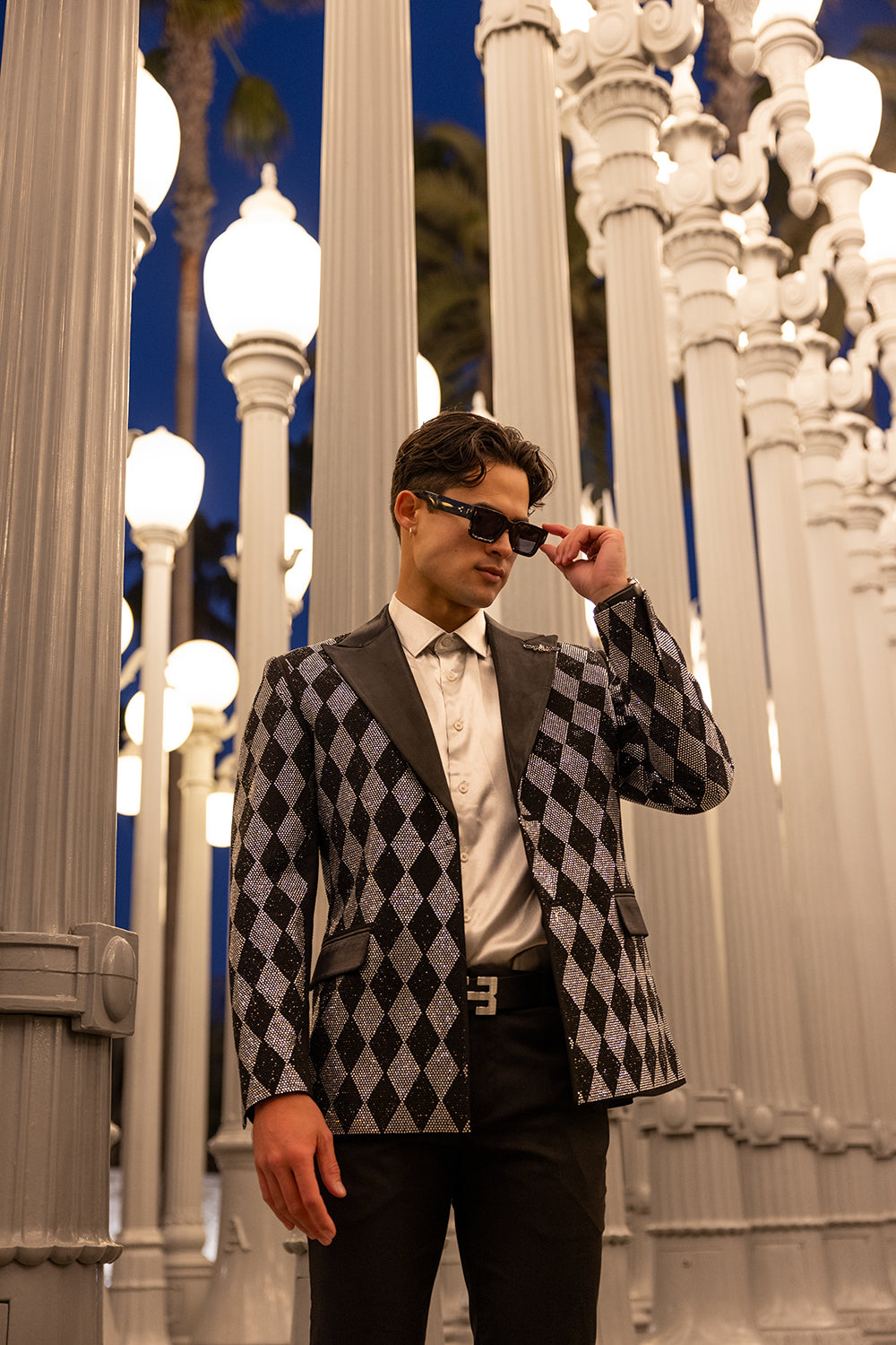 Torva Rhinestone Blazer