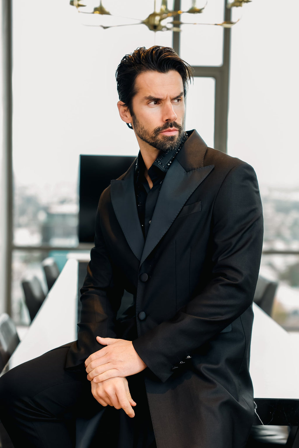 Fabledrobe Solid Long Coat