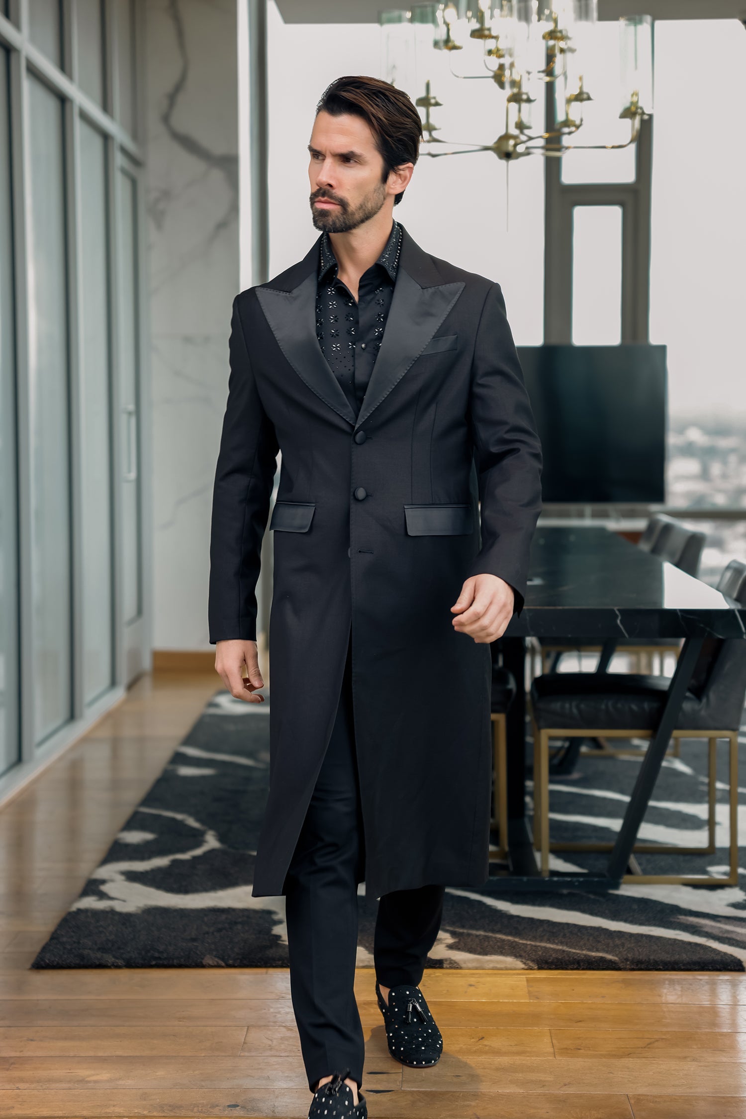 Fabledrobe Solid Long Coat