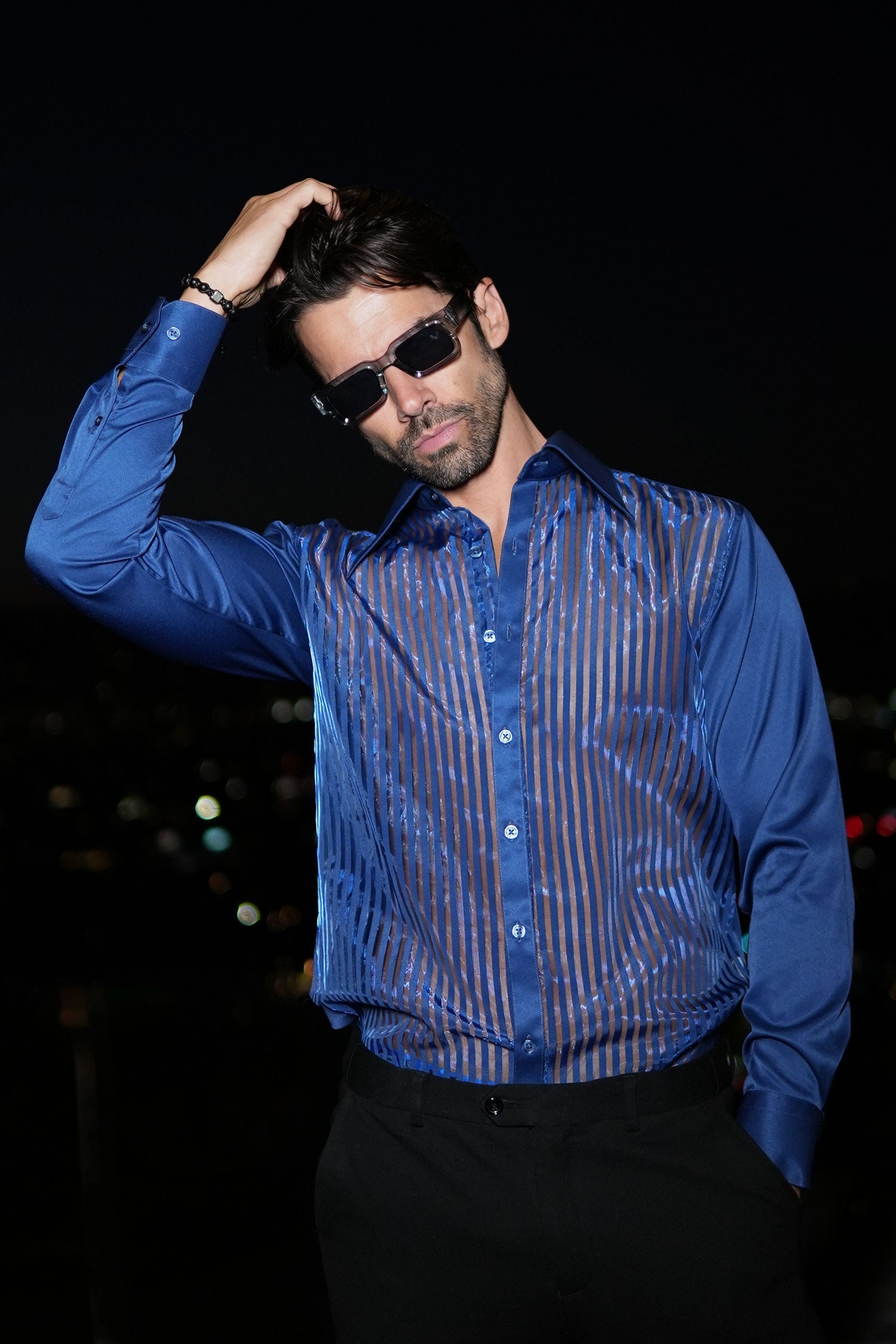 Beirut See Through Long Sleeve Shirt