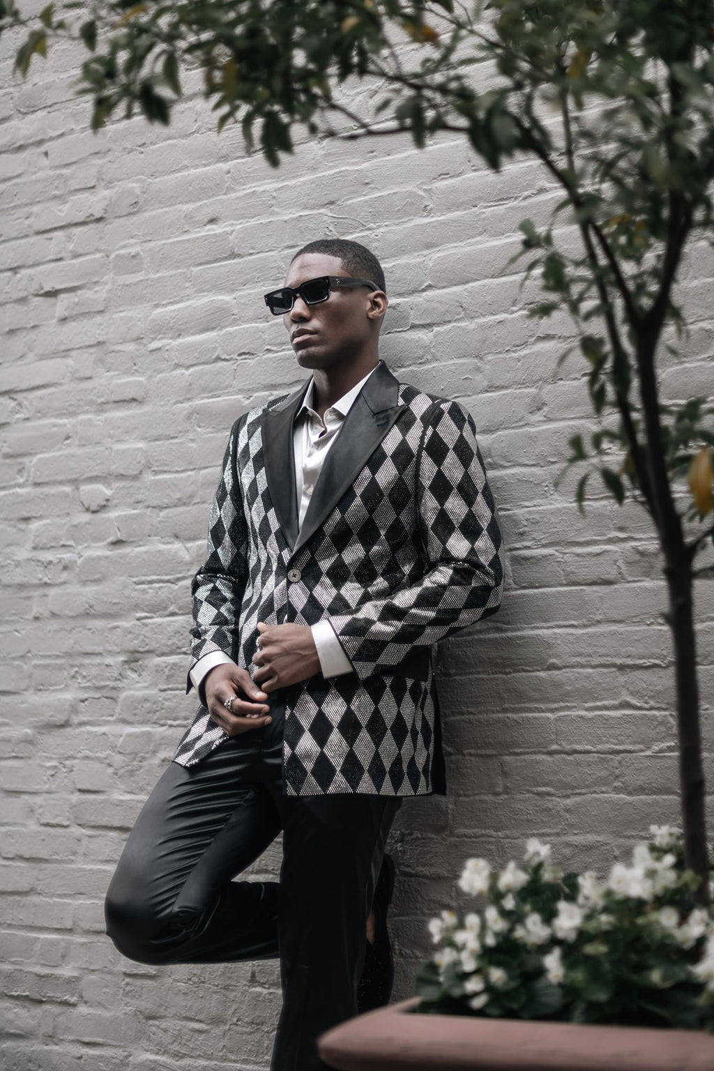 Torva Rhinestone Blazer