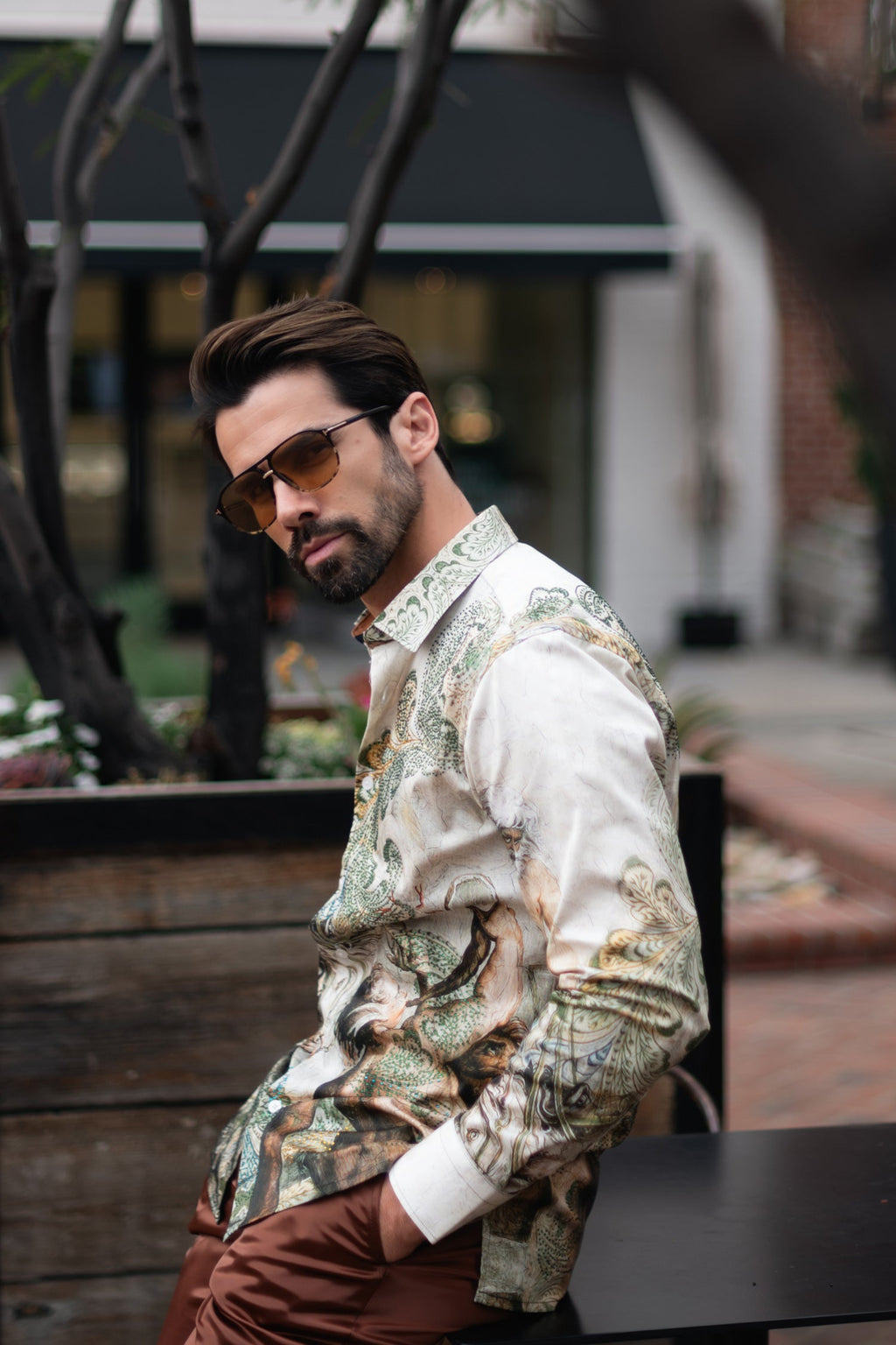 Universal Life Rhinestone Long Sleeve Shirt