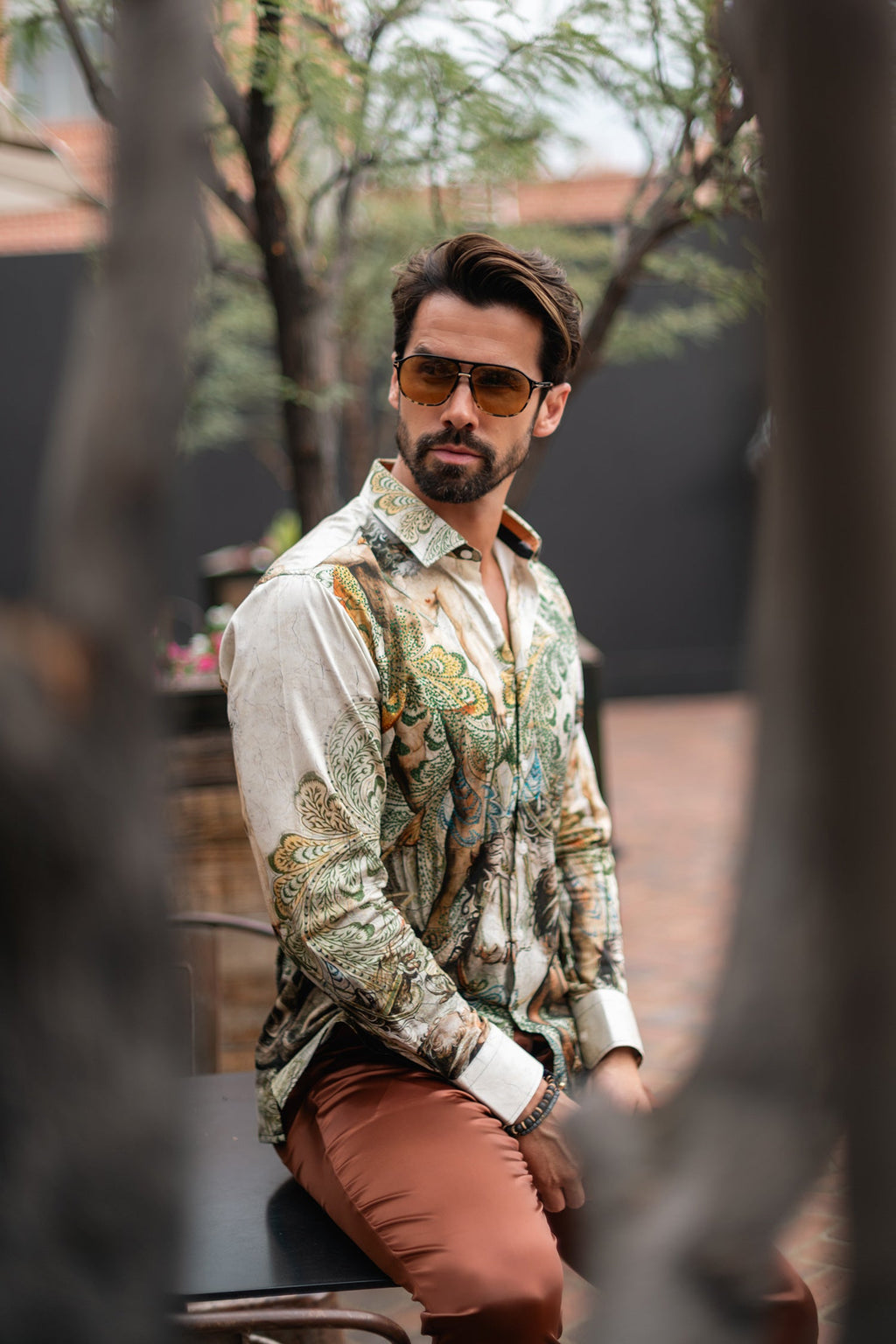 Universal Life Rhinestone Long Sleeve Shirt