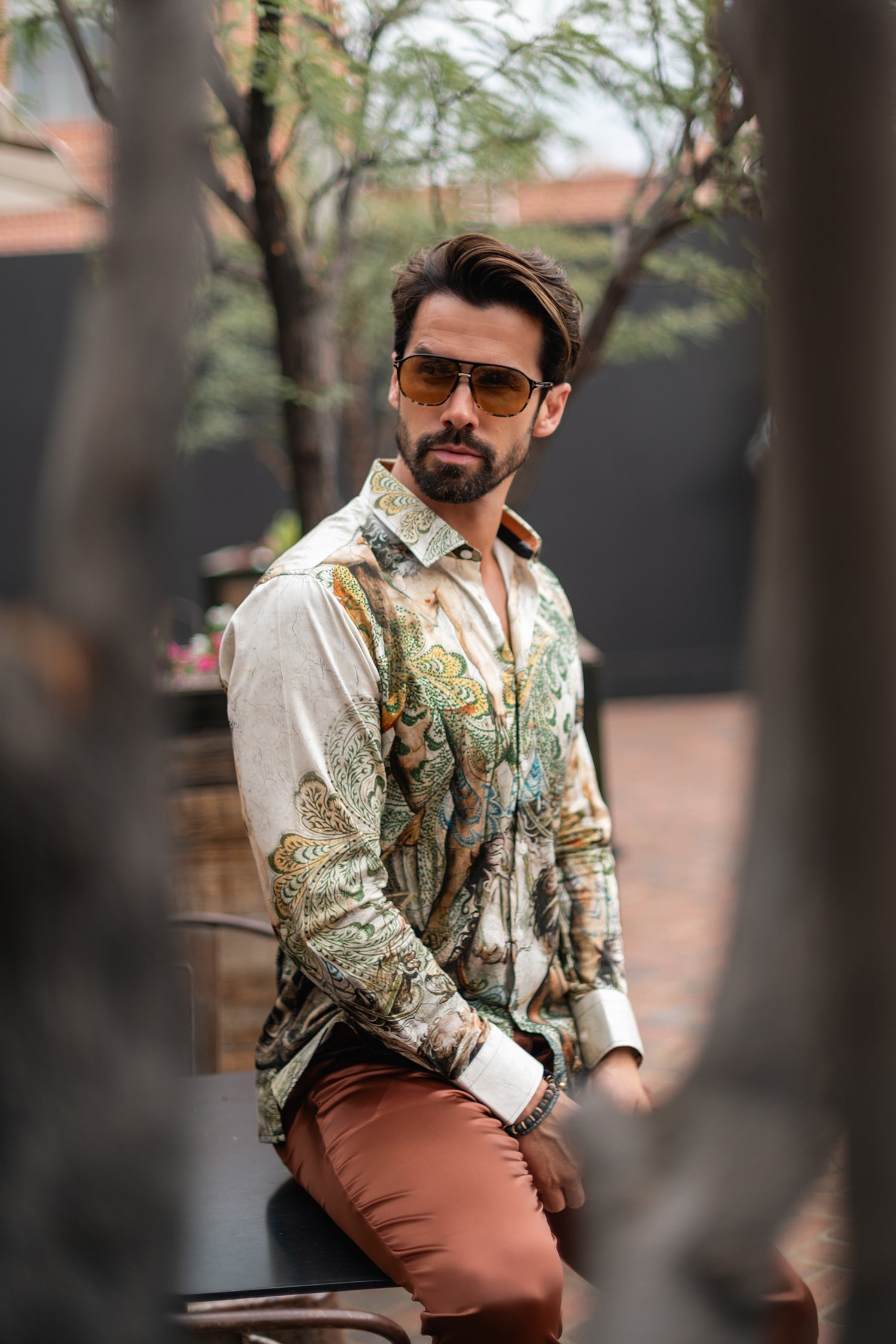 Universal Life Rhinestone Long Sleeve Shirt