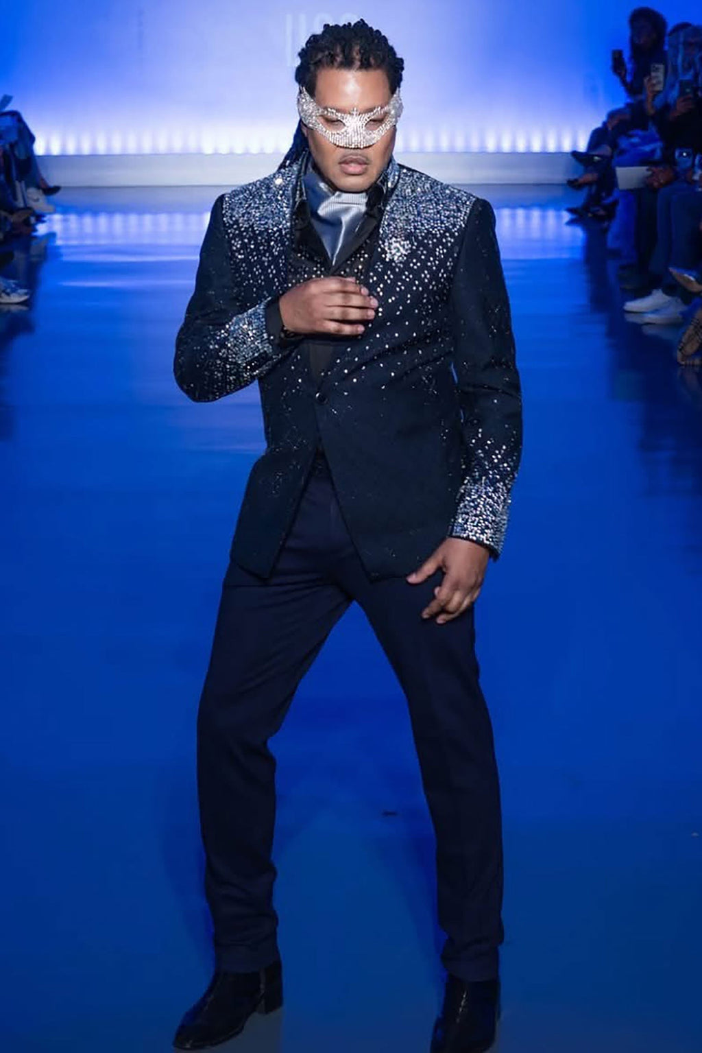 Trivon Rhinestone Blazer