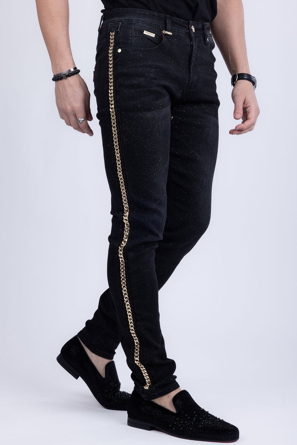 Chain on love Jeans