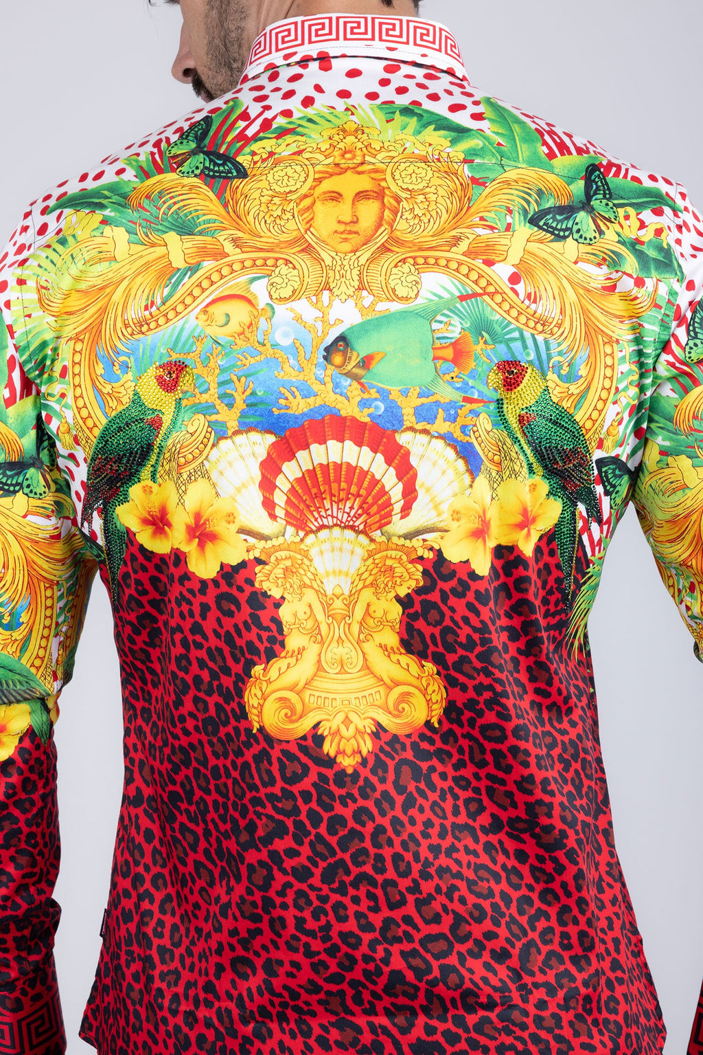 South Beach Rhinestone Long Sleeve Shirt