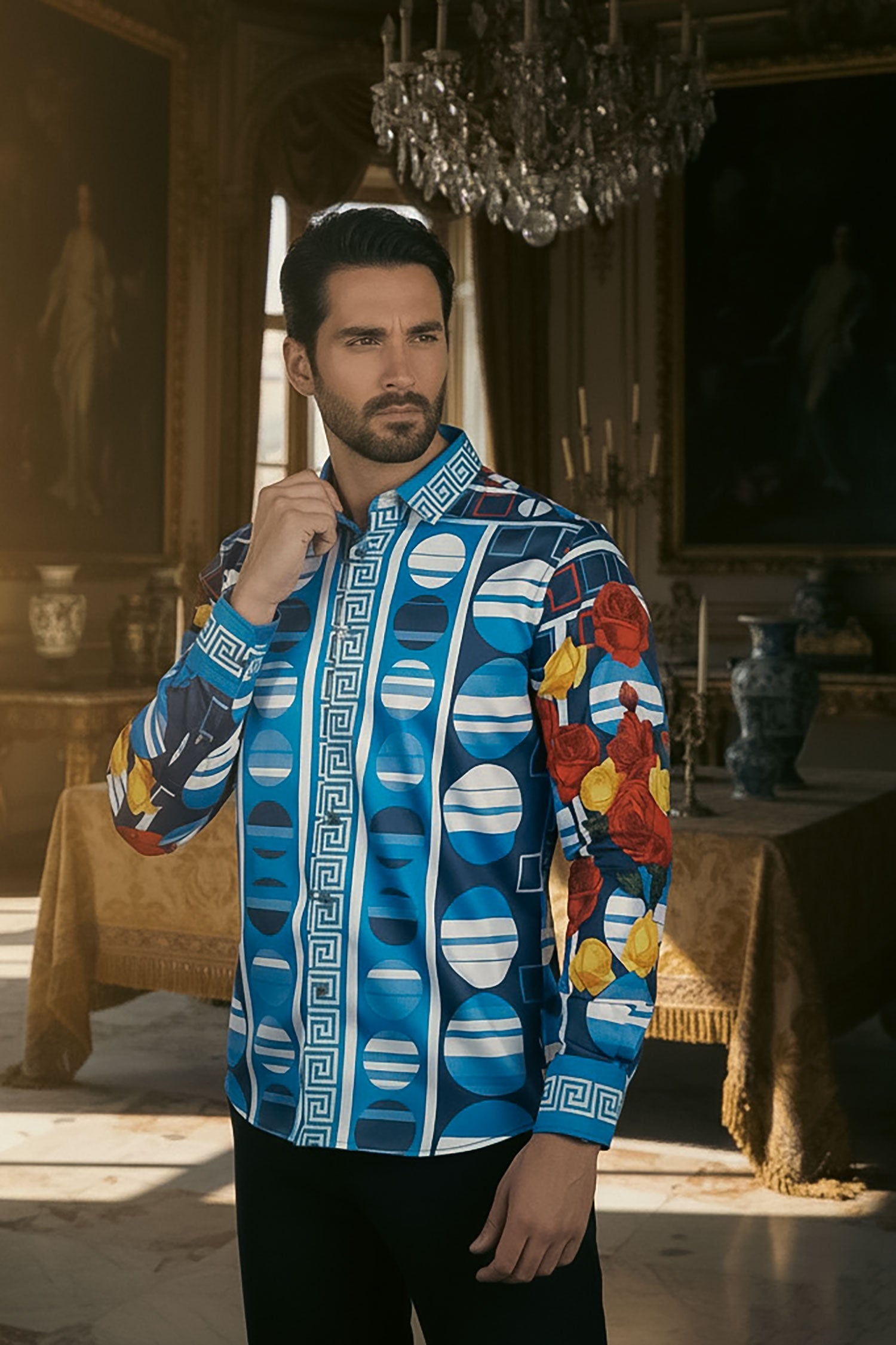 Heaven on Earth Rhinestone Long Sleeve Shirt