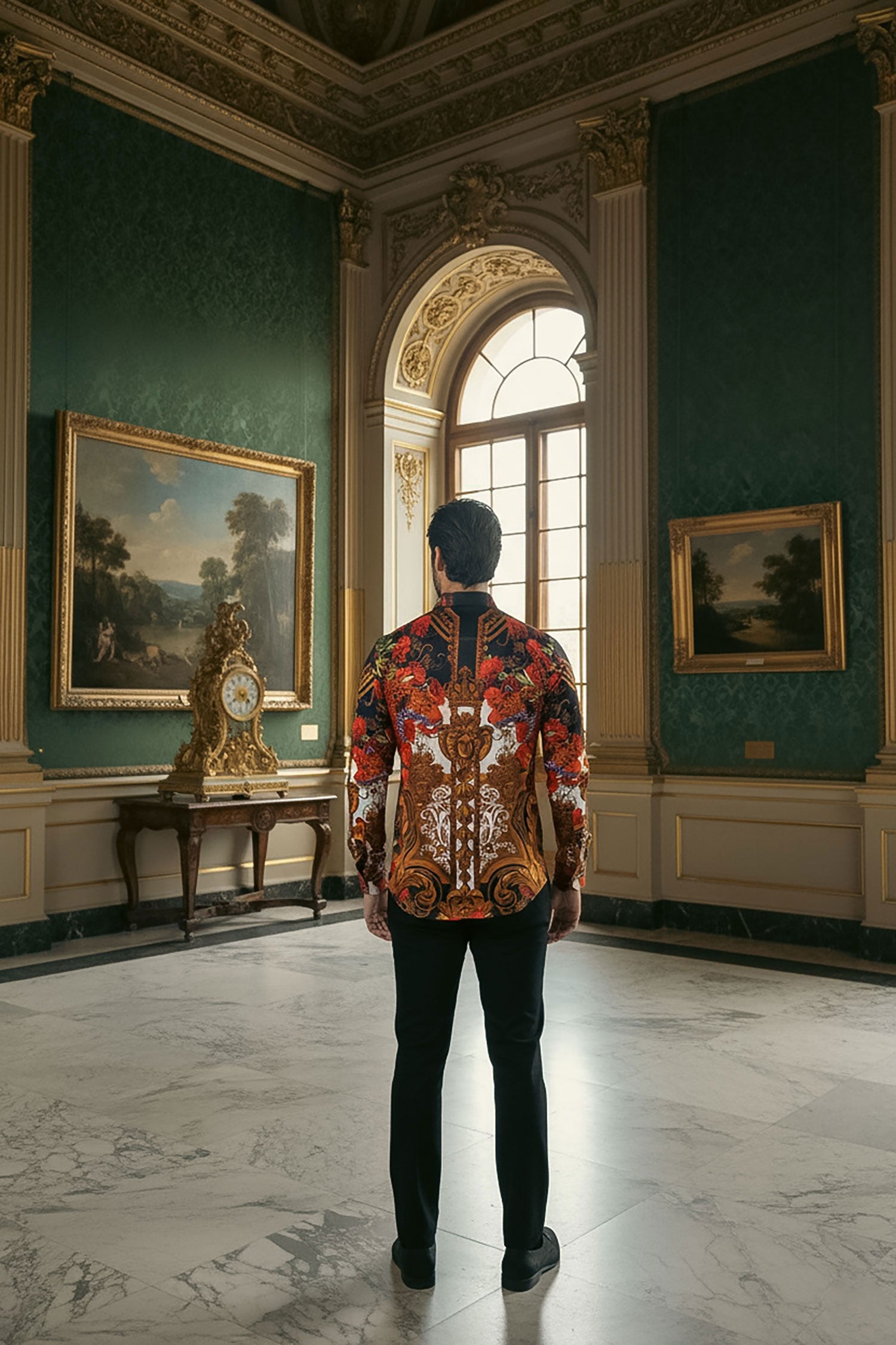 Lafayette Rhinestone Long Sleeve Shirt