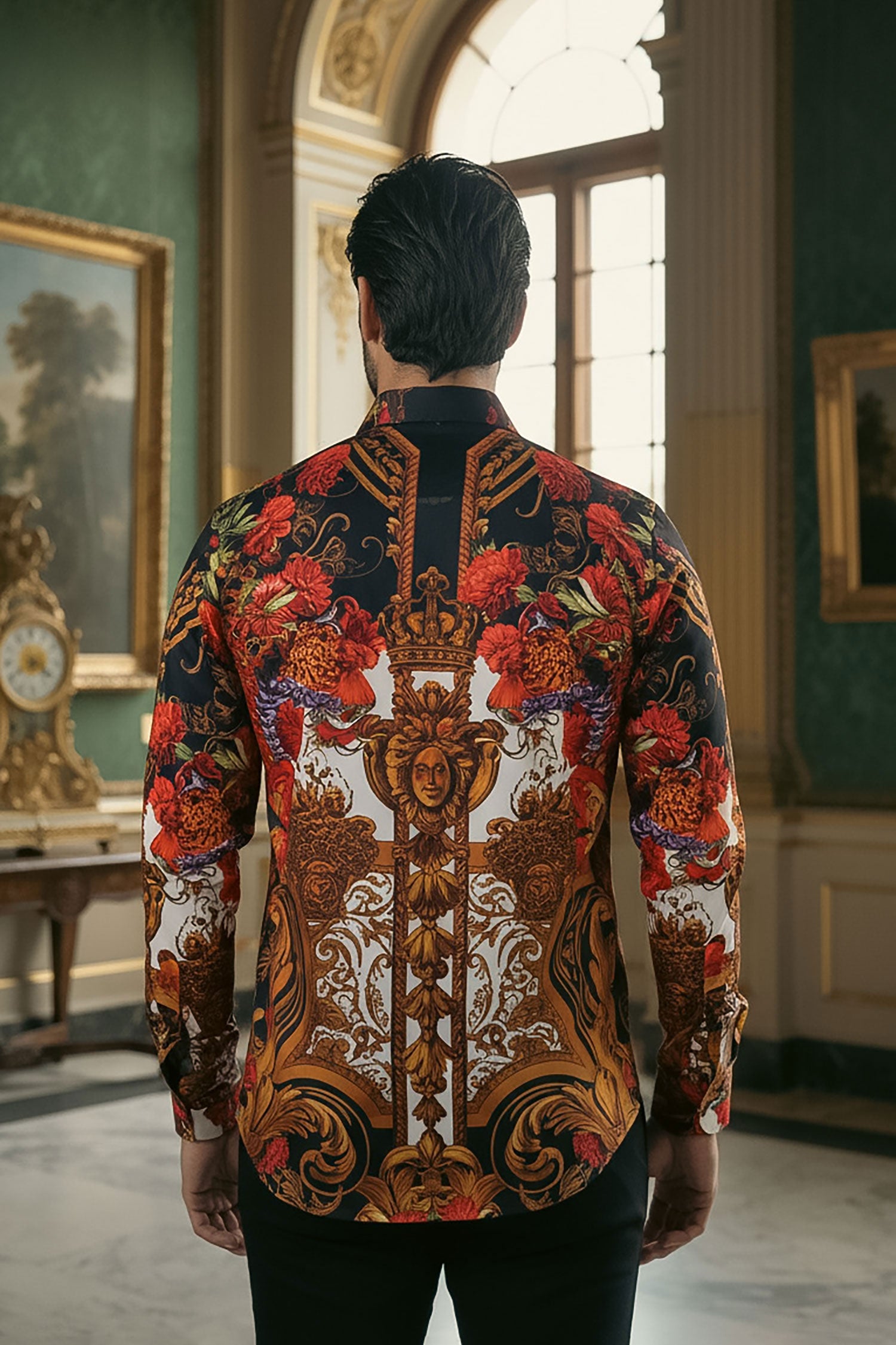 Lafayette Rhinestone Long Sleeve Shirt