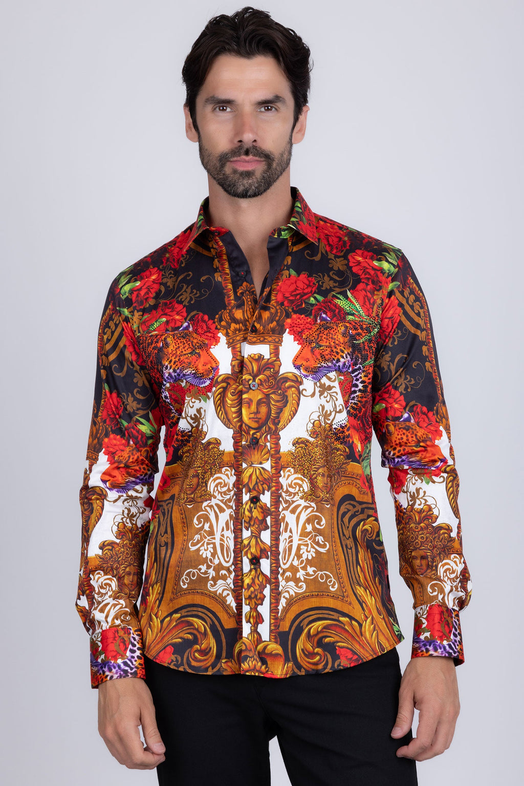 Lafayette Rhinestone Long Sleeve Shirt