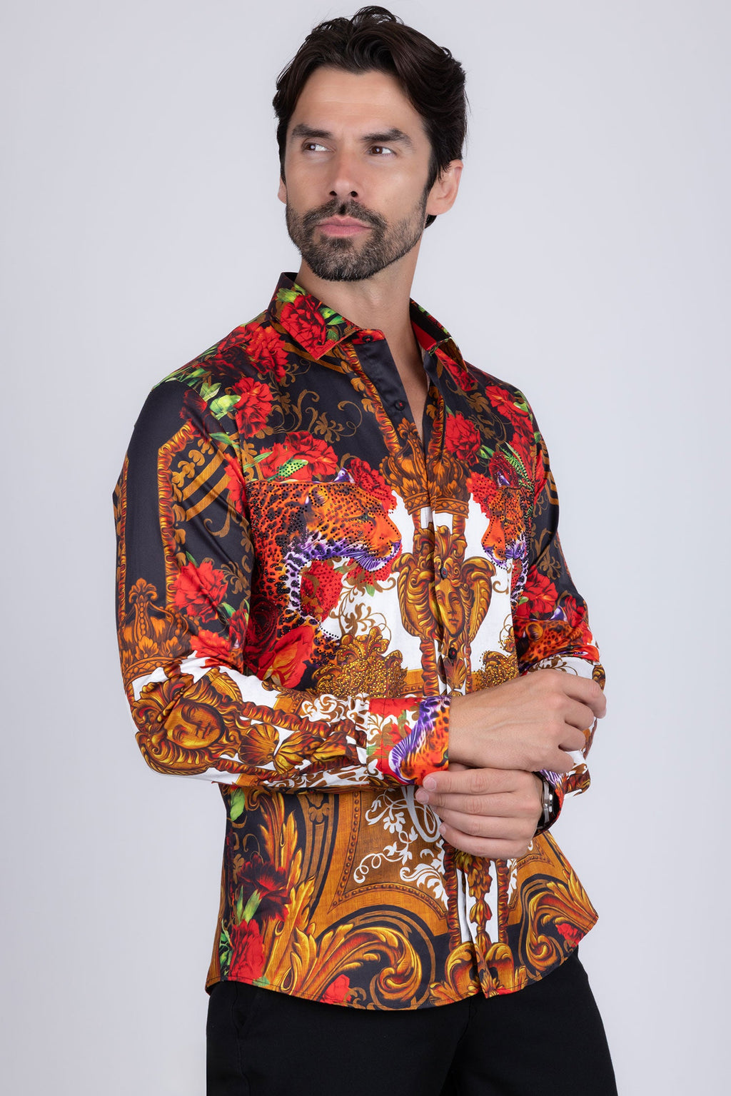 Lafayette Rhinestone Long Sleeve Shirt