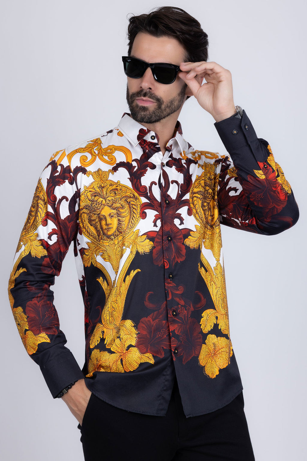 Rodeo Rhinestone Long Sleeve Shirt