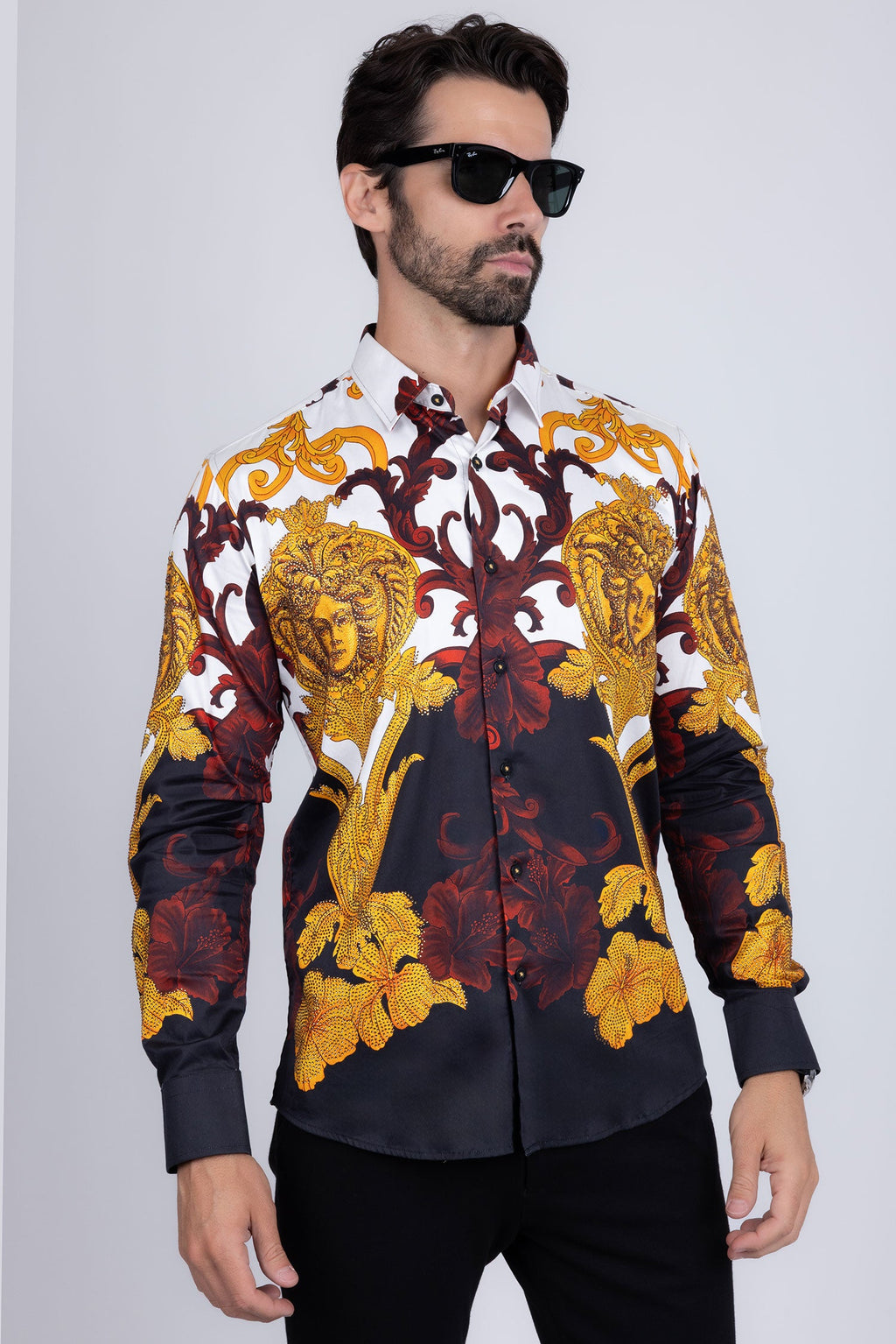 Rodeo Rhinestone Long Sleeve Shirt