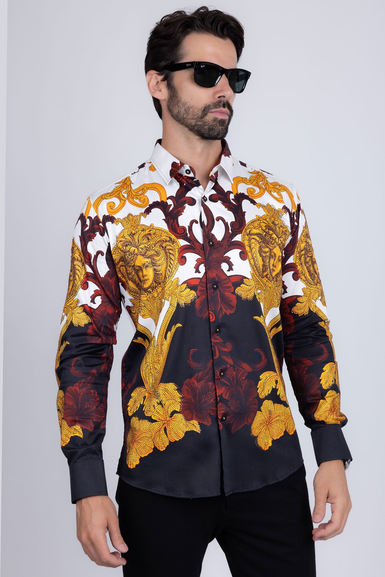 Rodeo Rhinestone Long Sleeve Shirt