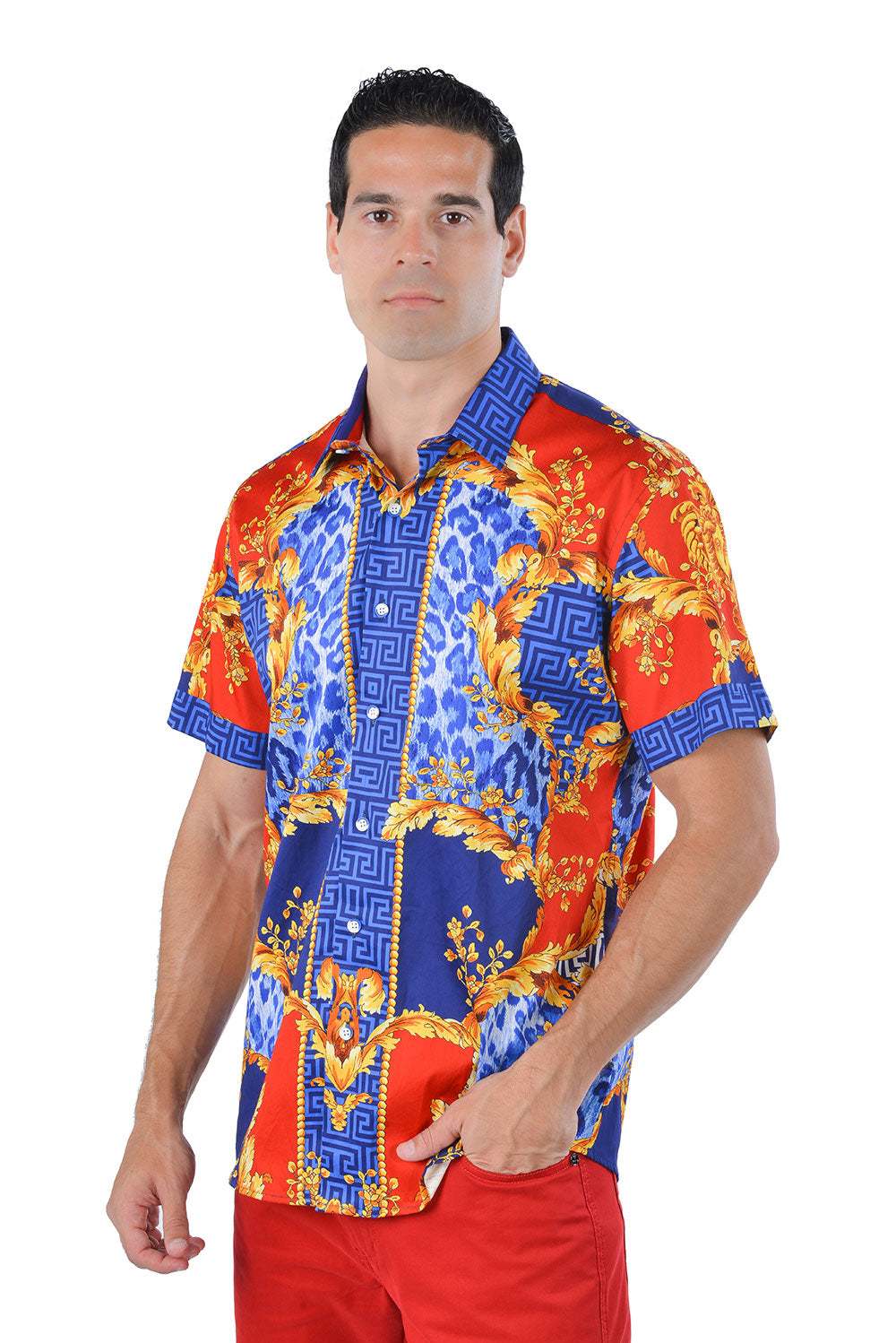 LEOPARD BAROQUE Short Sleeve Shirt