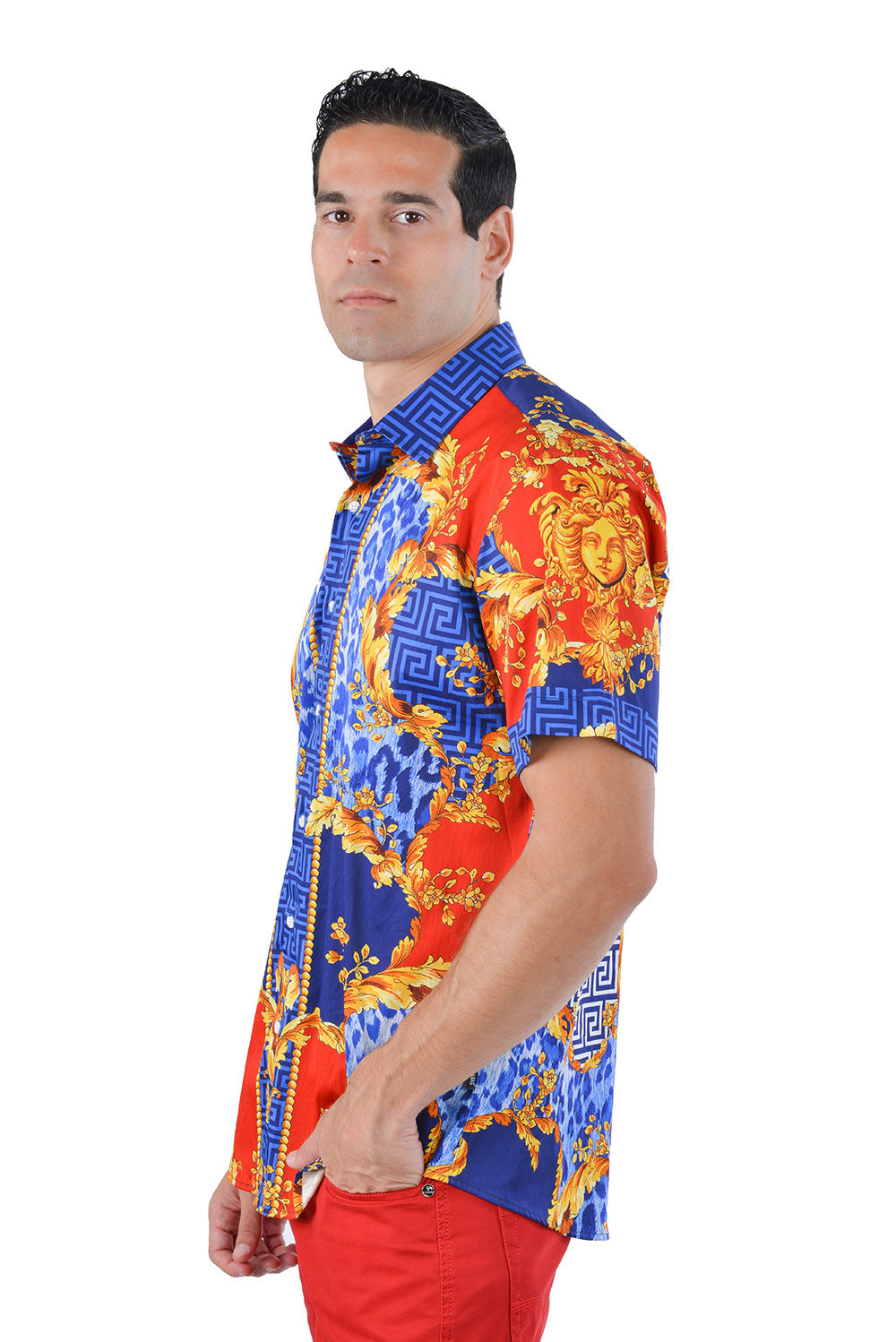 LEOPARD BAROQUE Short Sleeve Shirt