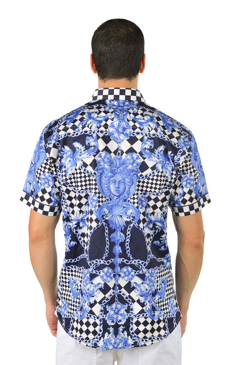 BAROQUE CHECKER Short Sleeve Shirt