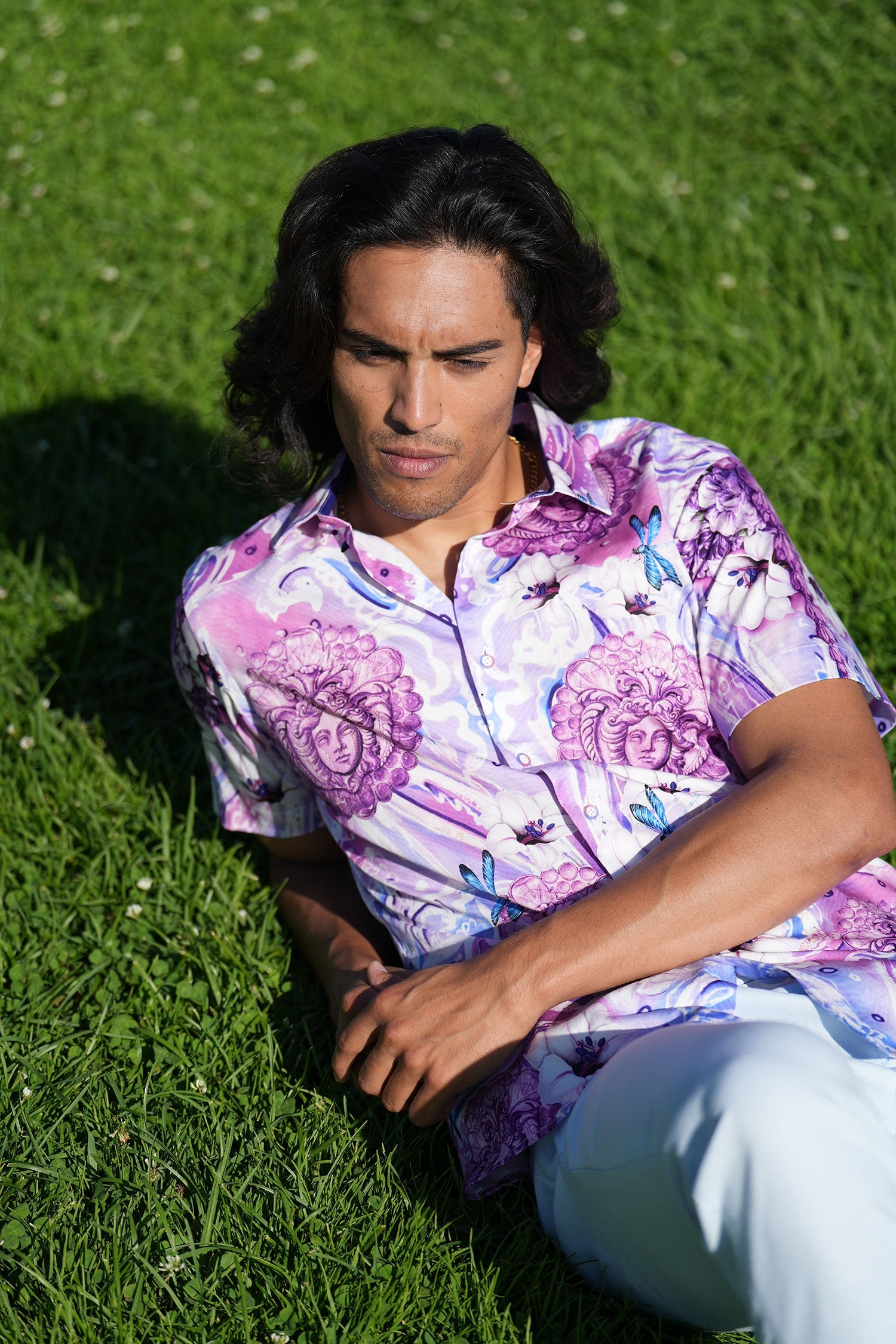 PAISLEY FLORAL Short Sleeve Shirt
