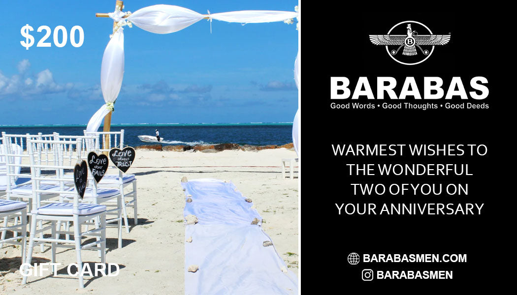 Wedding Anniversary Gift Card