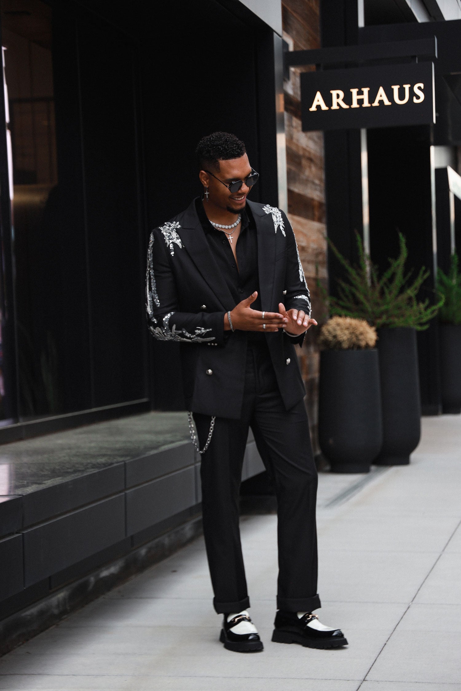 Porto Sequin Suit
