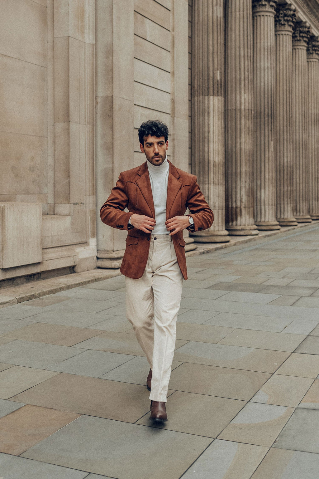 Drowsewrap Suede Blazer